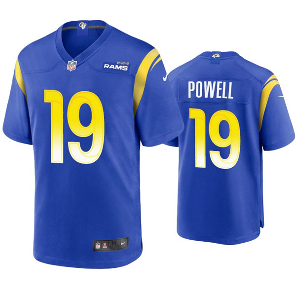 Mens Los Angeles Rams #19 Brandon Powell Nike Royal Vapor Untouchable Limited Jersey