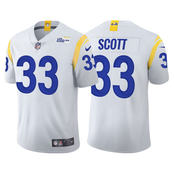 Mens Los Angeles Rams #33 Buddy Howell Nike Whie Away Vapor Untouchable Limited Jersey
