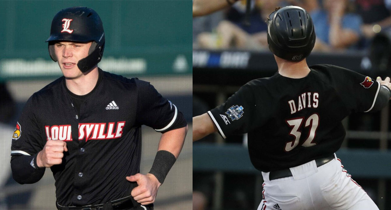 Mens Louisville Cardinals #32 Henry Davis 2021 Black Adidas College Baseball Jersey