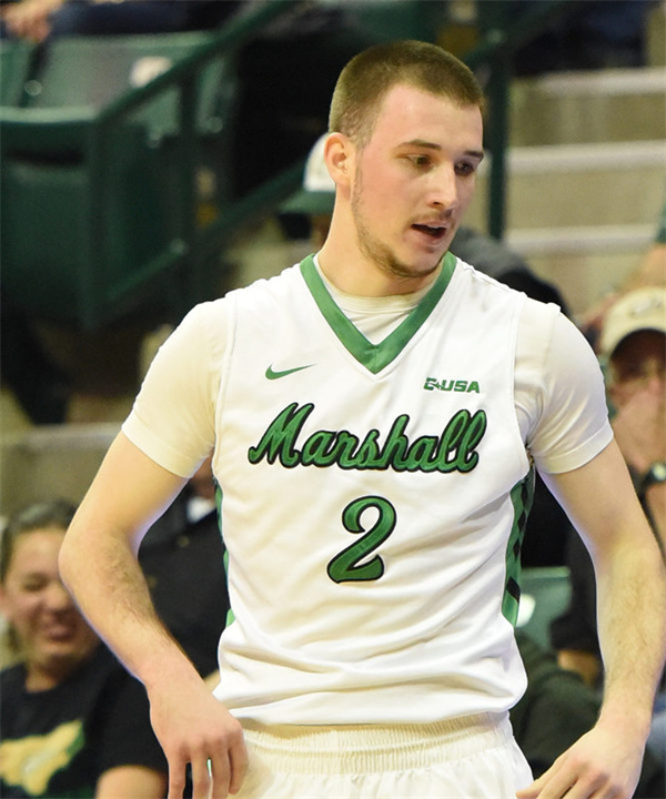 Mens Marshall Thundering Herd Custom Nike White Basketball Game Jersey