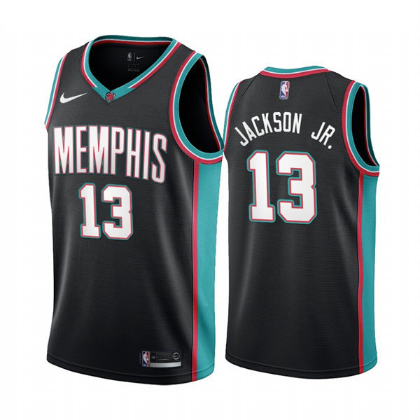 Mens Memphis Grizzlies #13 Jaren Jackson Jr. Black Nike Classic Edition Swingman Jersey