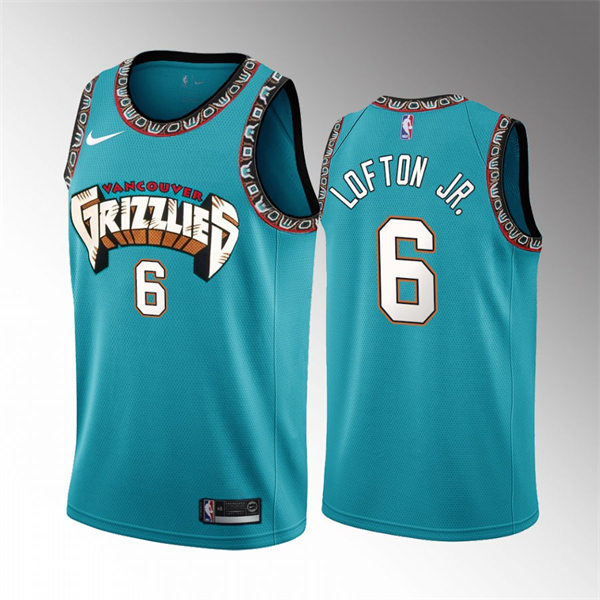 Mens Memphis Grizzlies #6 Kenneth Lofton Jr. Nike Classic Edition Swingman Jersey Green