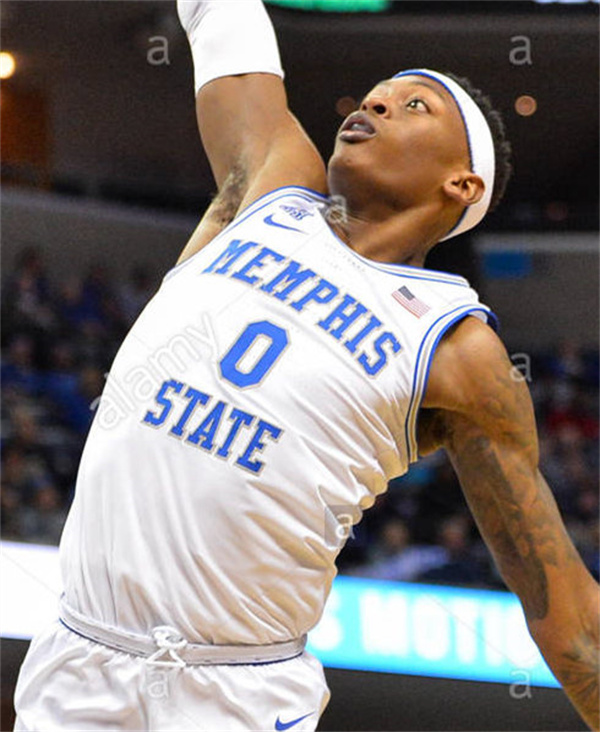 Mens Memphis Tigers #0 Earl Timberlake Nike 2018 White Memphis State College Basketball Jersey