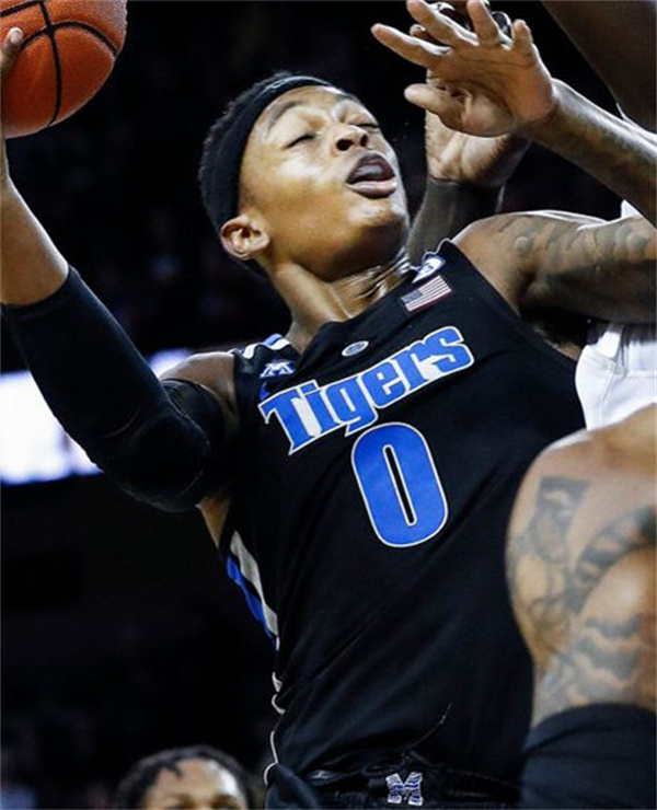 Mens Memphis Tigers #0 Earl Timberlake Nike 2020 Black Tigers College Basketball Jersey