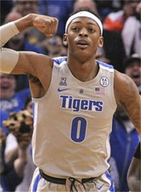 Mens Memphis Tigers #0 Earl Timberlake Nike 2020 Grey Tigers College Basketball Jersey