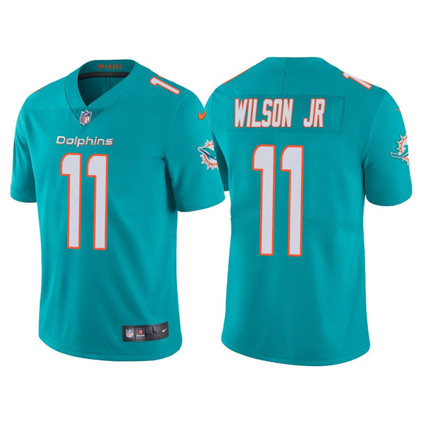 Mens Miami Dolphins #11 Cedrick Wilson Jr. Nike Aqua Vapor Limited Jersey