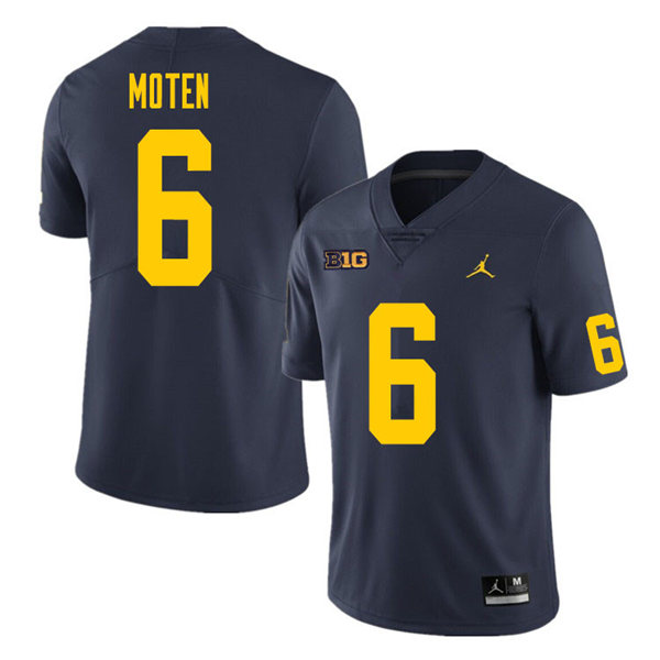Mens Michigan Wolverines #6 R.J. Moten (2)