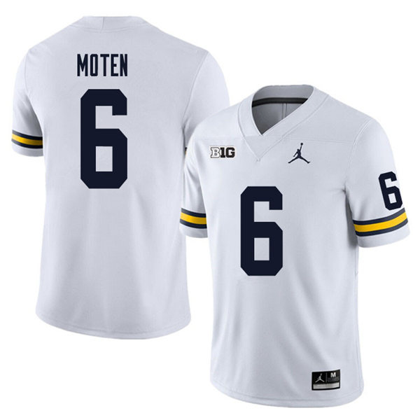 Mens Michigan Wolverines #6 R.J. Moten (3)
