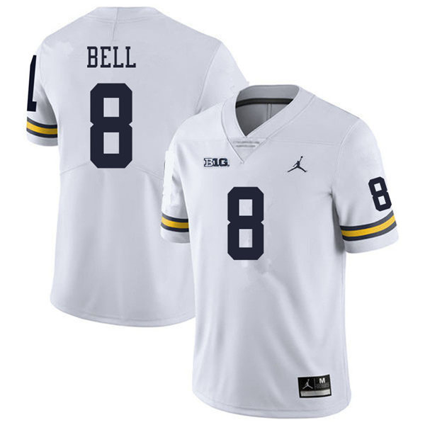 Mens Michigan Wolverines #8 Ronnie Bell (3)