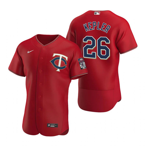 Mens Minnesota Twins #26 Max Kepler Nike Red Alternate Flex Base Jersey