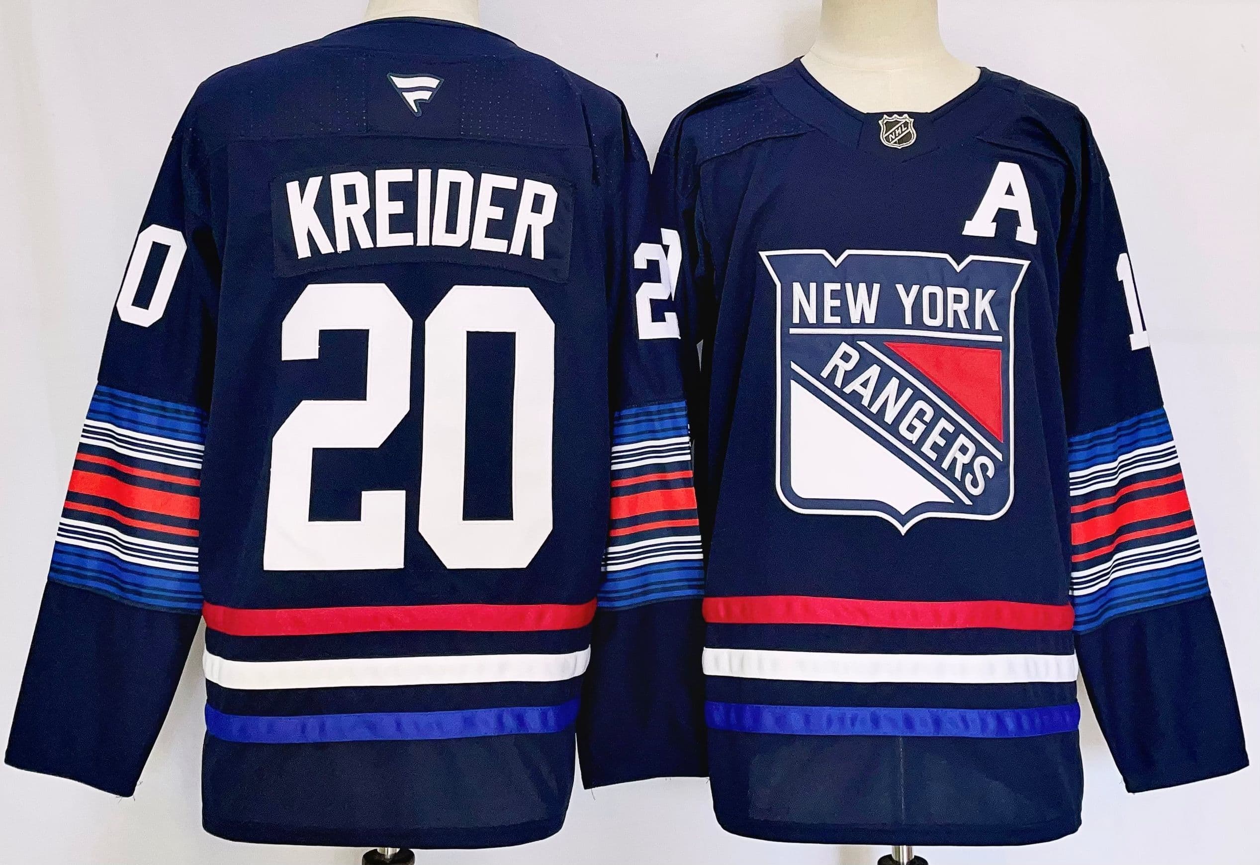 Mens New  York Rangers #20 Chris Kreider Fanatics