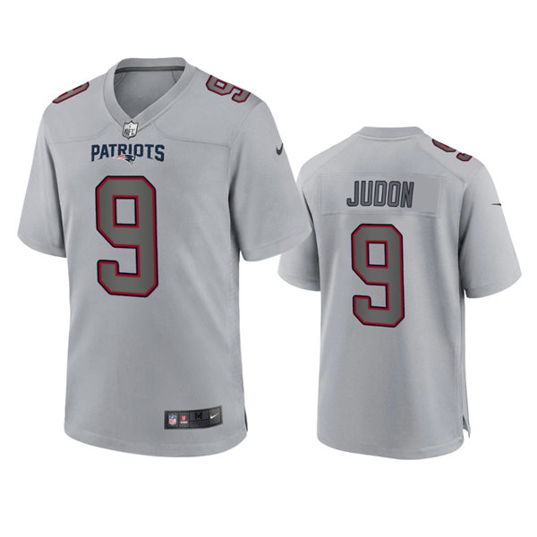 Mens New England Patriots #9 Matthew Judon Nike Gray Atmosphere Fashion Game Jersey