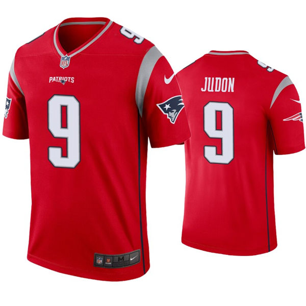 Mens New England Patriots #9 Matthew Judon Nike Red Inverted Legend Jersey