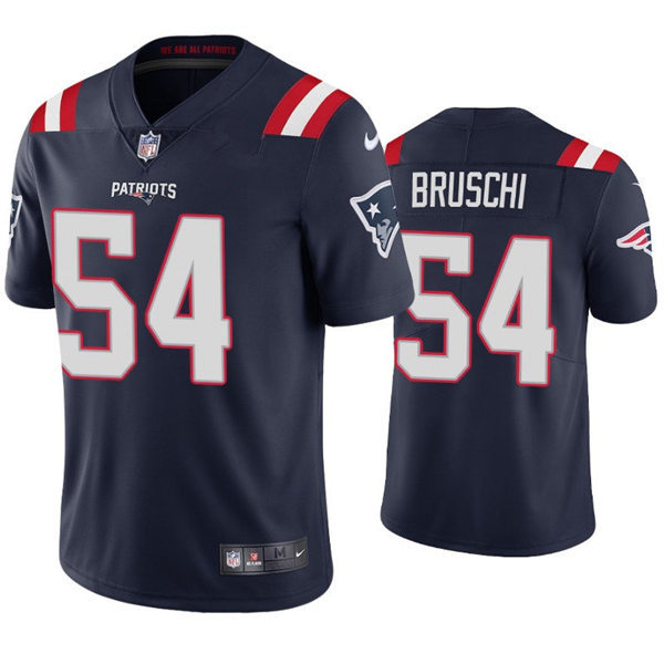 Mens New England Patriots Retired Player #54 Tedy Bruschi Nike Navy Vapor Untouchable Limited Jersey
