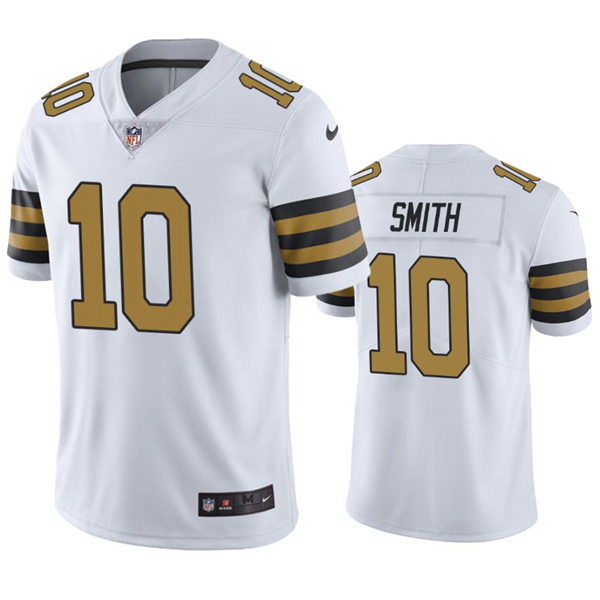Mens New Orleans Saints #10 Tre'Quan Smith Nike White Color Rush Legend Player Jersey