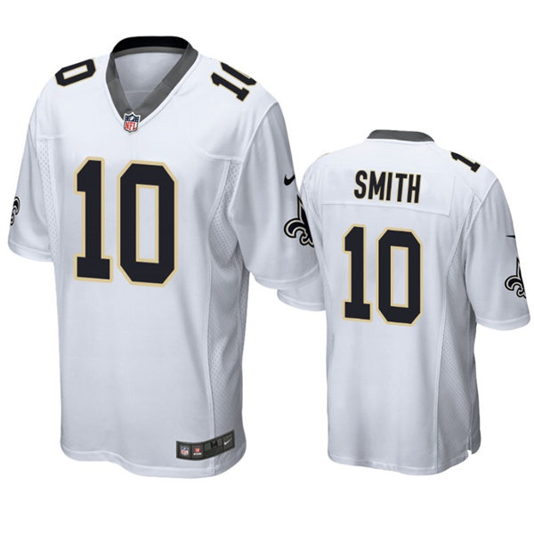 Mens New Orleans Saints #10 Tre'Quan Smith Nike White Vapor Untouchable Limited Jersey
