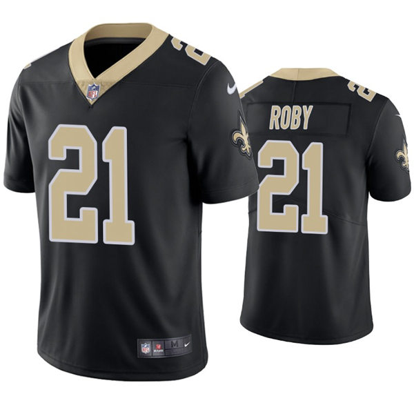 Mens New Orleans Saints #21 Bradley Roby Nike Black Vapor Untouchable Limited Jersey