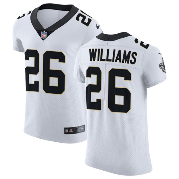 Mens New Orleans Saints #26 P. J. Williams Nike White Vapor Untouchable Limited Jersey