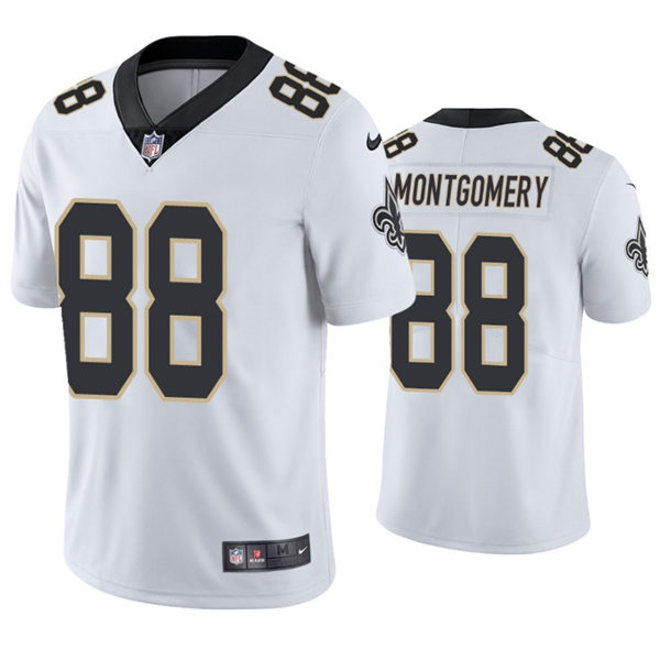 Mens New Orleans Saints #88 Ty Montgomery Nike White Vapor Untouchable Limited Jersey