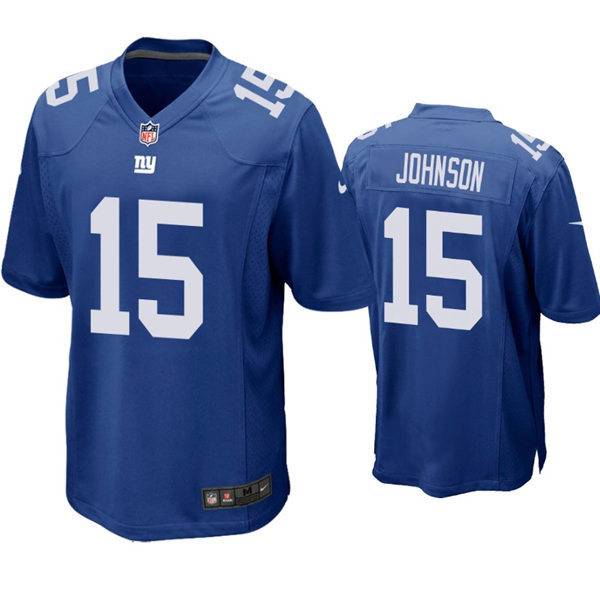 Mens New York Giants #15 Collin Johnson Nike Royal Team Color Vapor Untouchable Limited Jersey