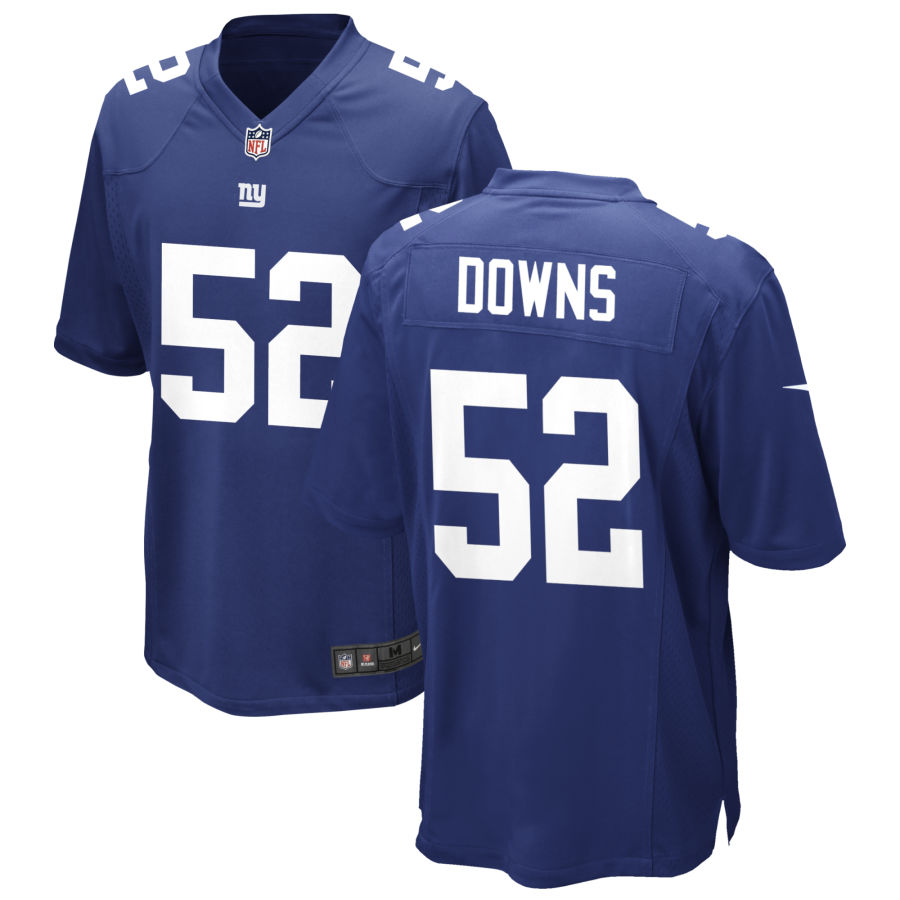 Mens New York Giants #52 Devante Downs Nike Royal Team Color Vapor Untouchable Limited Jersey