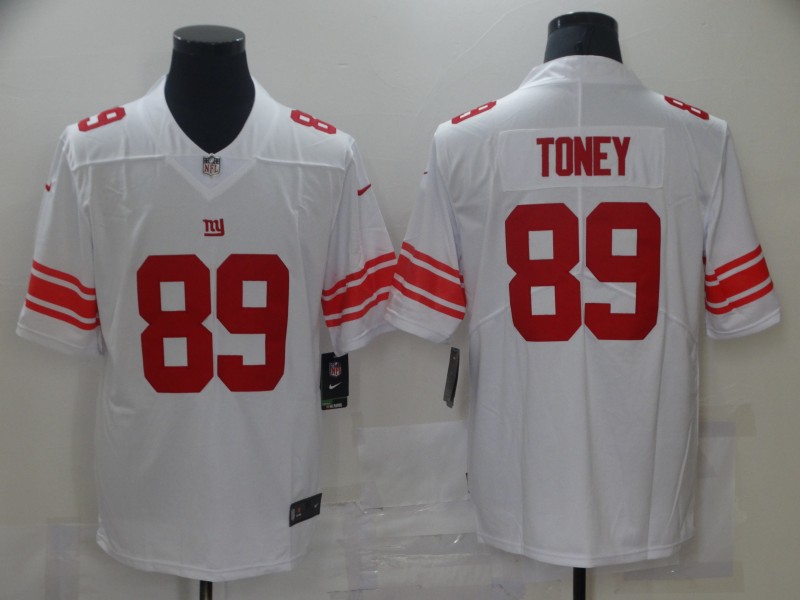 Mens New York Giants #89 Kadarius Toney Nike White Vapor Untouchable Limited Jersey