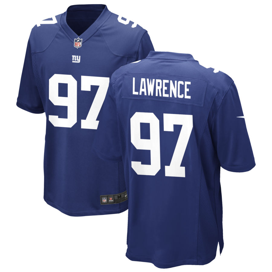 Mens New York Giants #97 Dexter Lawrence Nike Royal Team Color Vapor Untouchable Limited Jersey