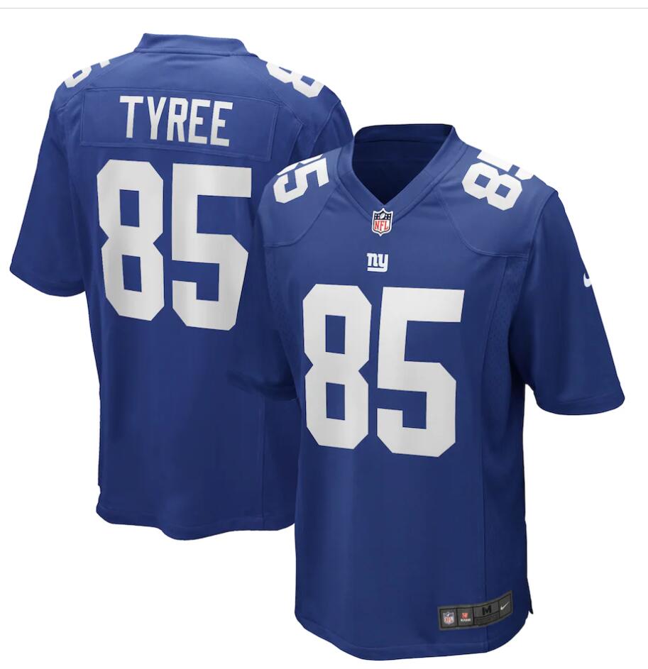Mens New York Giants Retired Player #85 David Tyree Nike Royal Team Color Vapor Untouchable Limited