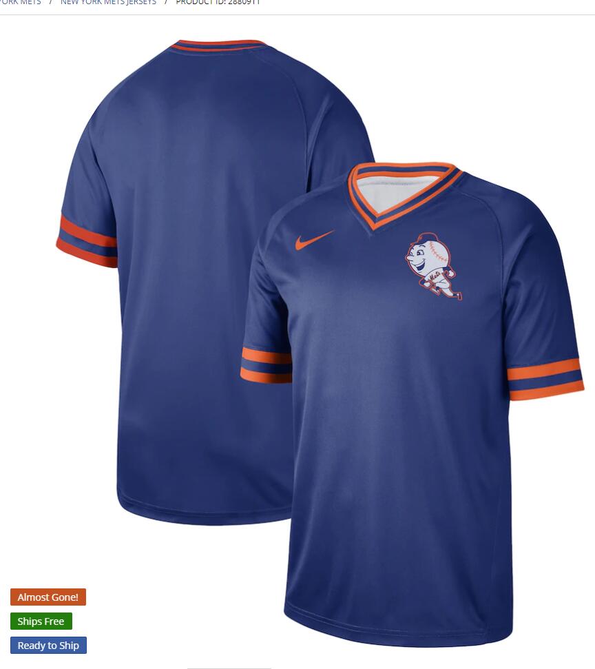 Mens New York Mets Custom Javier Baez Robinson Cano James McCann Pete Alonso Jacob DeGrom Nike Royal Cooperstown Collection Legend Jersey