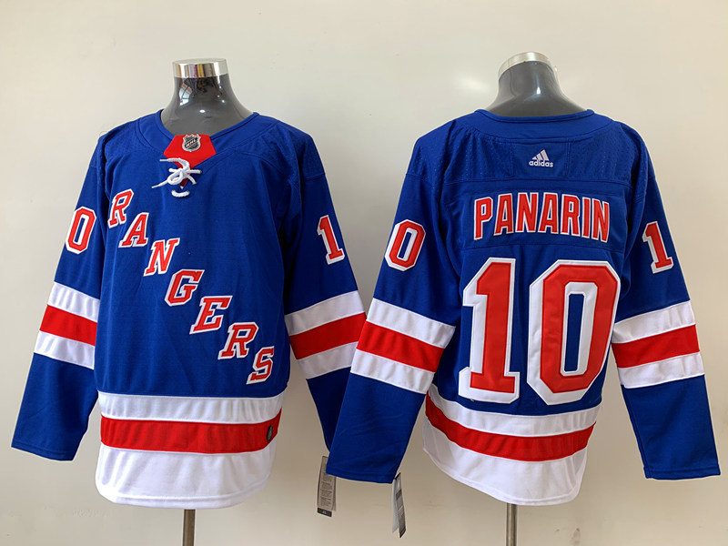Mens New York Rangers #10 Artemi Panarin Adidas Home Royal Blue Jersey Stitched