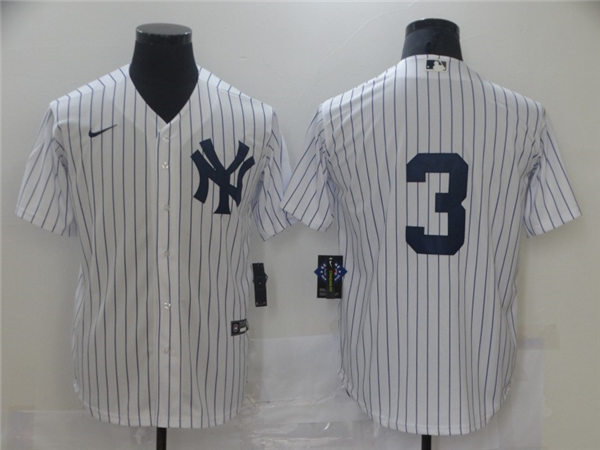 Mens New York Yankees #3 Babe Ruth Nike White Home Cool Base Jersey 