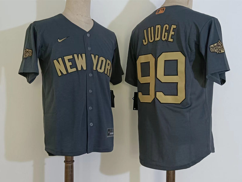 Mens New York Yankees #99 Aaron Judge 2022 MLB All-Star Game Jersey