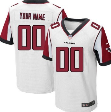 Mens Nike Atlanta Falcons Customized White Elite Jersey