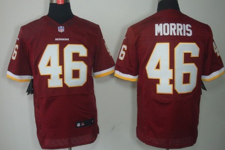 Mens Nike Elite Jersey Washington Redskins #46 Alfred Morris Red
