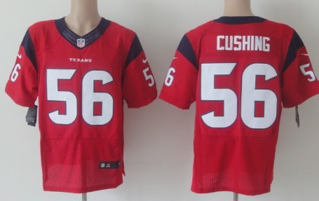 Mens Nike Houston Texans #56 Brian Cushing Red Elite Stitched Jersey