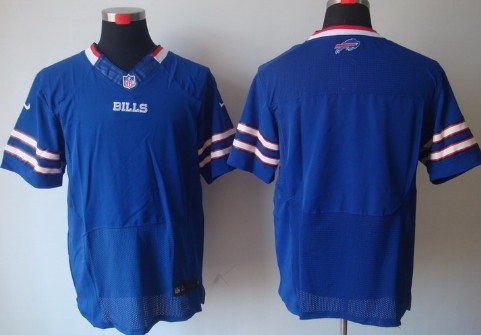 Mens Nike NFL Elite Jersey Buffalo Bills Blank Light Blue