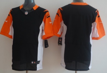 Mens Nike NFL Elite Jersey Cincinnati Bengals Blank Black Stitched