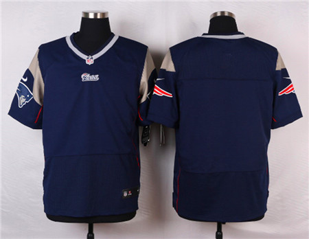 Mens Nike NFL Elite Jersey New England Patriots Blank Blue