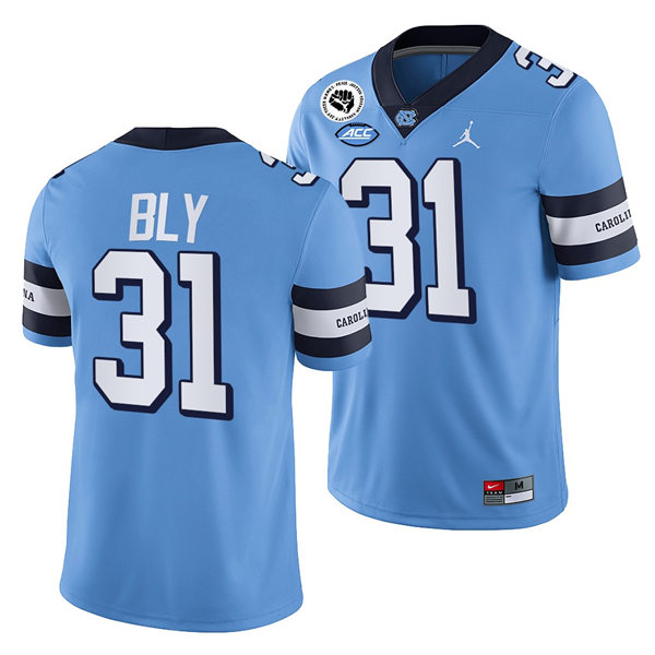 Mens North Carolina Tar Heels #31 Dre Bly Royal Retro Untouchable College Football Jersey