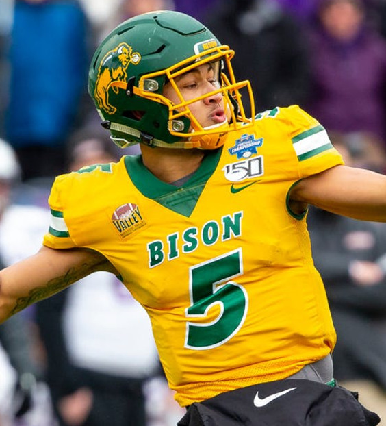 Mens North Dakota State Bison Custom 2020 Gold Nike NCAA College Football Jersey