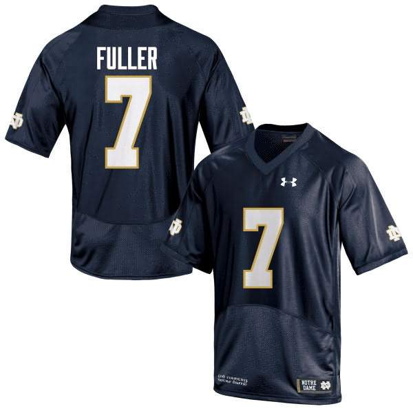 Mens Notre Dame Fighting Irish #7 Will Fuller V Under Armour Navy College Football Game Jersey