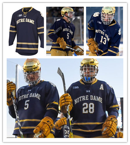 Mens Notre Dame Fighting Irish Custom Nate Clurman Colin Theisen Michael Graham Pierce Crawford Jack MacNab Spencer 