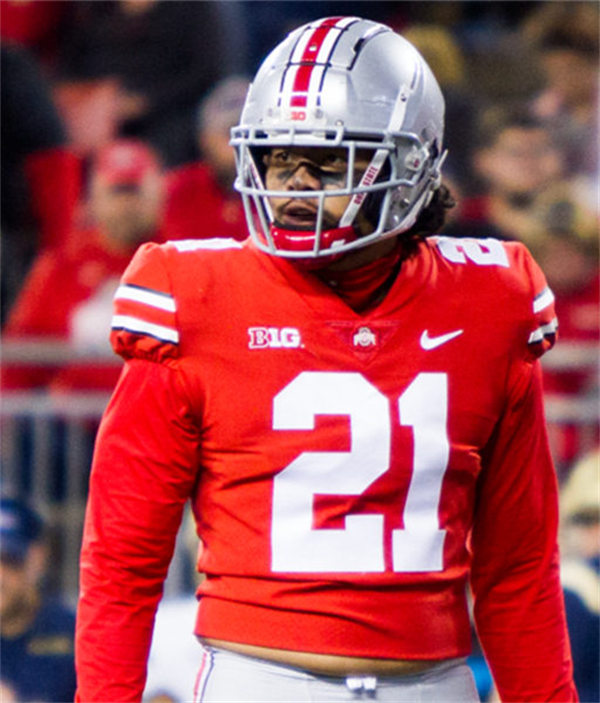 Mens Ohio State Buckeyes #21 Palaie Gaoteote IV Nike Scarlet College Football Game Jersey