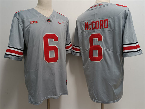 Mens Ohio State Buckeyes #6 Kyle McCord 2023 Alternate Gary Limited Football Jersey