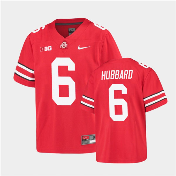 Mens Ohio State Buckeyes #6 Sam Hubbard Nike Scarlet College Football Game Jersey