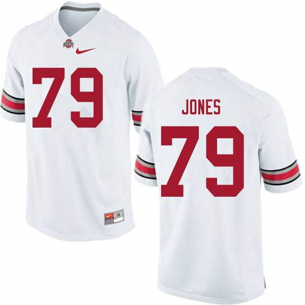 Mens Ohio State Buckeyes #79 Dawand Jones White College Football Game Jersey