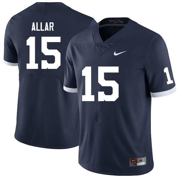 Mens Penn State Nittany Lions #15 Drew Allar Nike Navy Retro Limited Football Jersey