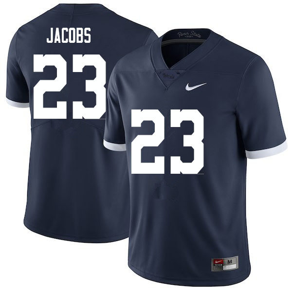 Mens Penn State Nittany Lions #23 Curtis Jacobs Nike Navy Retro Limited Football Jersey