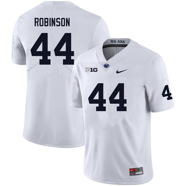 Mens Penn State Nittany Lions #44 Chop Robinson Nike White with Name College Football Jersey