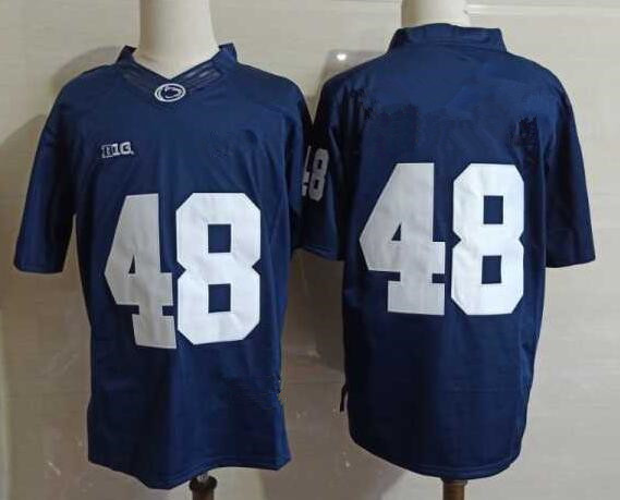 Mens Penn State Nittany Lions #48 Shareef Miller Navy Football Jersey  Without Name